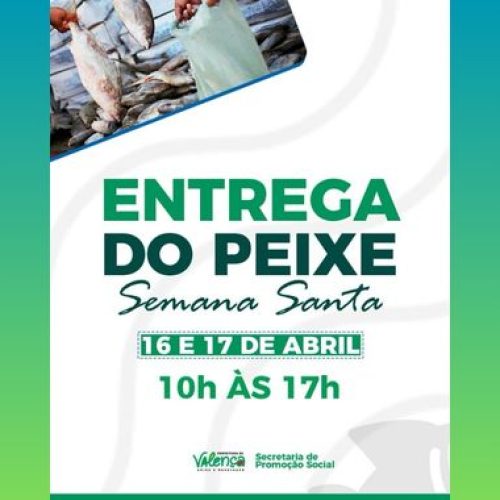 Prefeitura de Valença realiza entrega de 20 toneladas de pescados na sede e zona rural do município