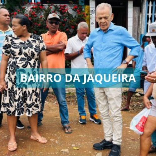 Marcos Medrado, prefeito de Valença, ouve a comunidade e anuncia obras na bairro da Jaqueira