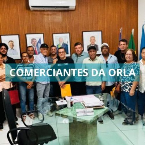 Prefeito Marcos Medrado se reúne com comerciantes da orla de Valença