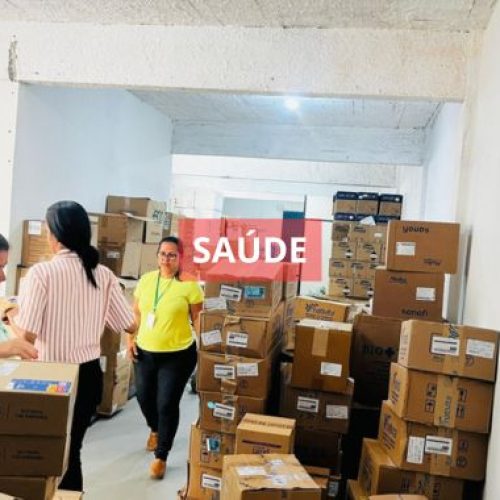Prefeitura recebe nova remessa de medicamentos para abastecer unidades de saúde