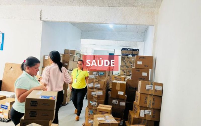 Prefeitura recebe nova remessa de medicamentos para abastecer unidades de saúde
