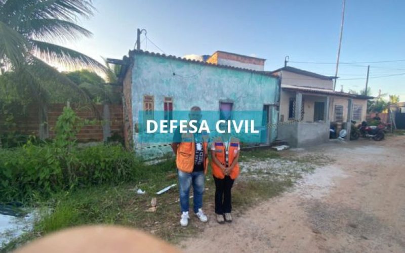 Residência é interditada pela Defesa Civil