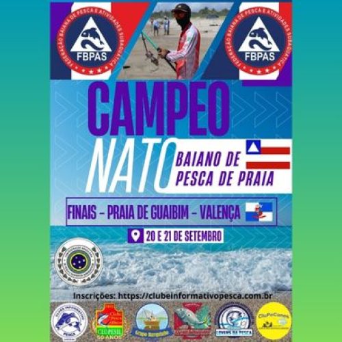 Guaibim recebe etapa final do Campeonato Baiano de Pesca de Praia de Arremesso