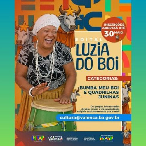 Prefeitura de Valença incentiva grupos culturais de Bumba-meu-boi e Quadrilhas Juninas através do edital “Luzia do Boi”