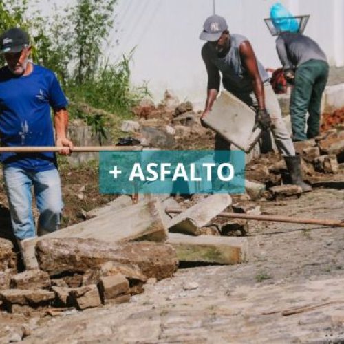 Prefeitura de Valença retoma pavimentação asfáltica na Rua São Francisco em Cajaíba