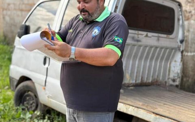 Prefeitura realiza fiscalização e notifica proprietários de veículos abandonados em vias públicas de Valença